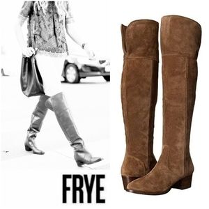 Chic & Beautiful Frye OTK Oiled Suede Boots